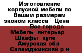 Изготовление корпусной мебели по Вашим размерам,эконом класса › Цена ­ 8 000 - Все города Мебель, интерьер » Шкафы, купе   . Амурская обл.,Селемджинский р-н